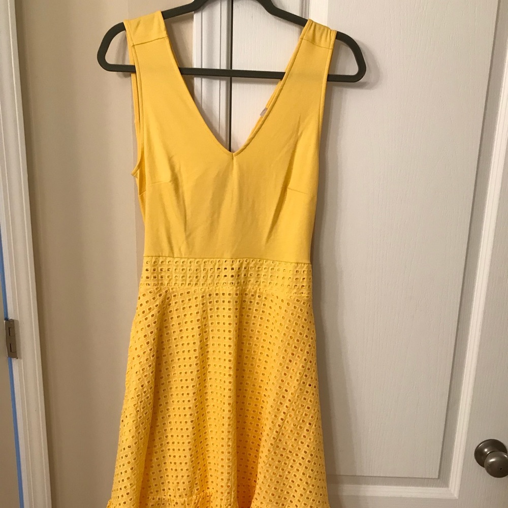 Yellow Sumner Midi Dress